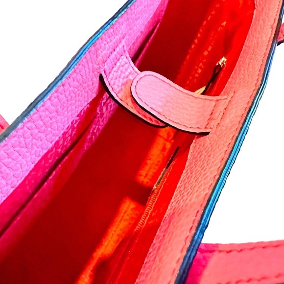 Kate Spade New York Authentic Francisca Large Tote Bag Pink Flamingo Leather - Picture 3 of 11